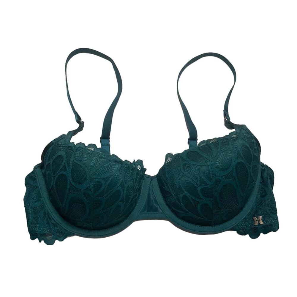 Savage X Fenty Savage Not Sorry Lightly Lined Lace Balconette Bra Size 36C